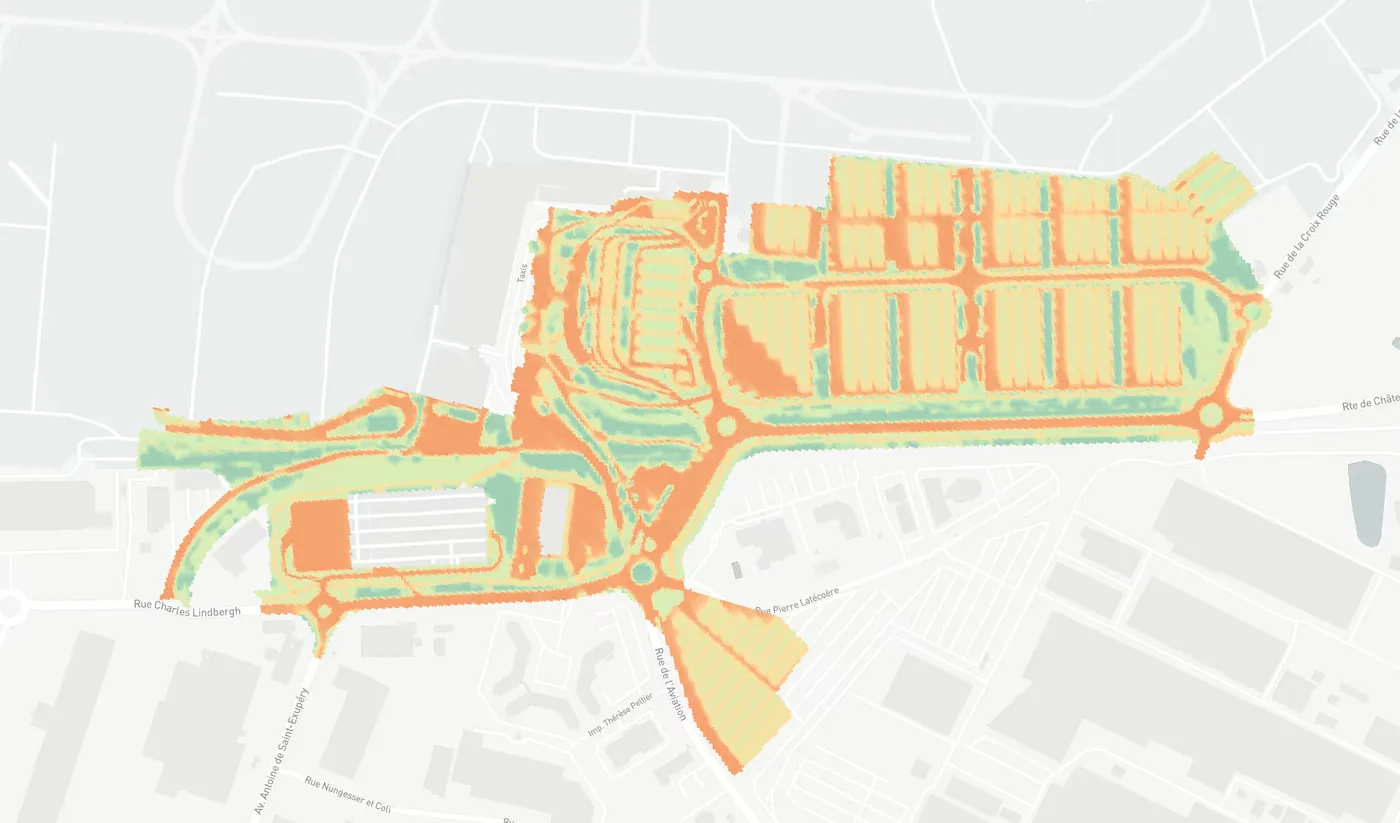 surface temperature – Nantes Airport