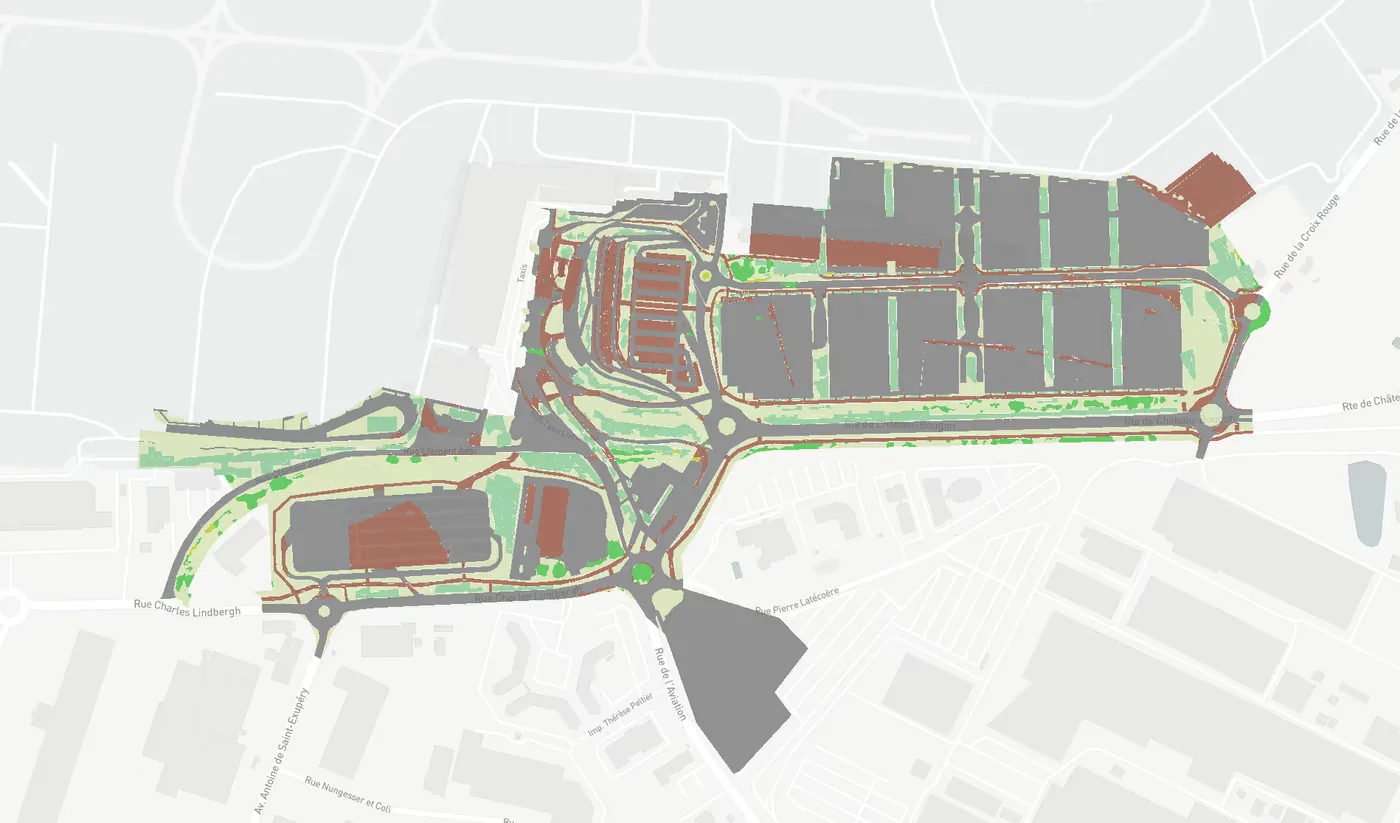 land cover – Nantes Airport