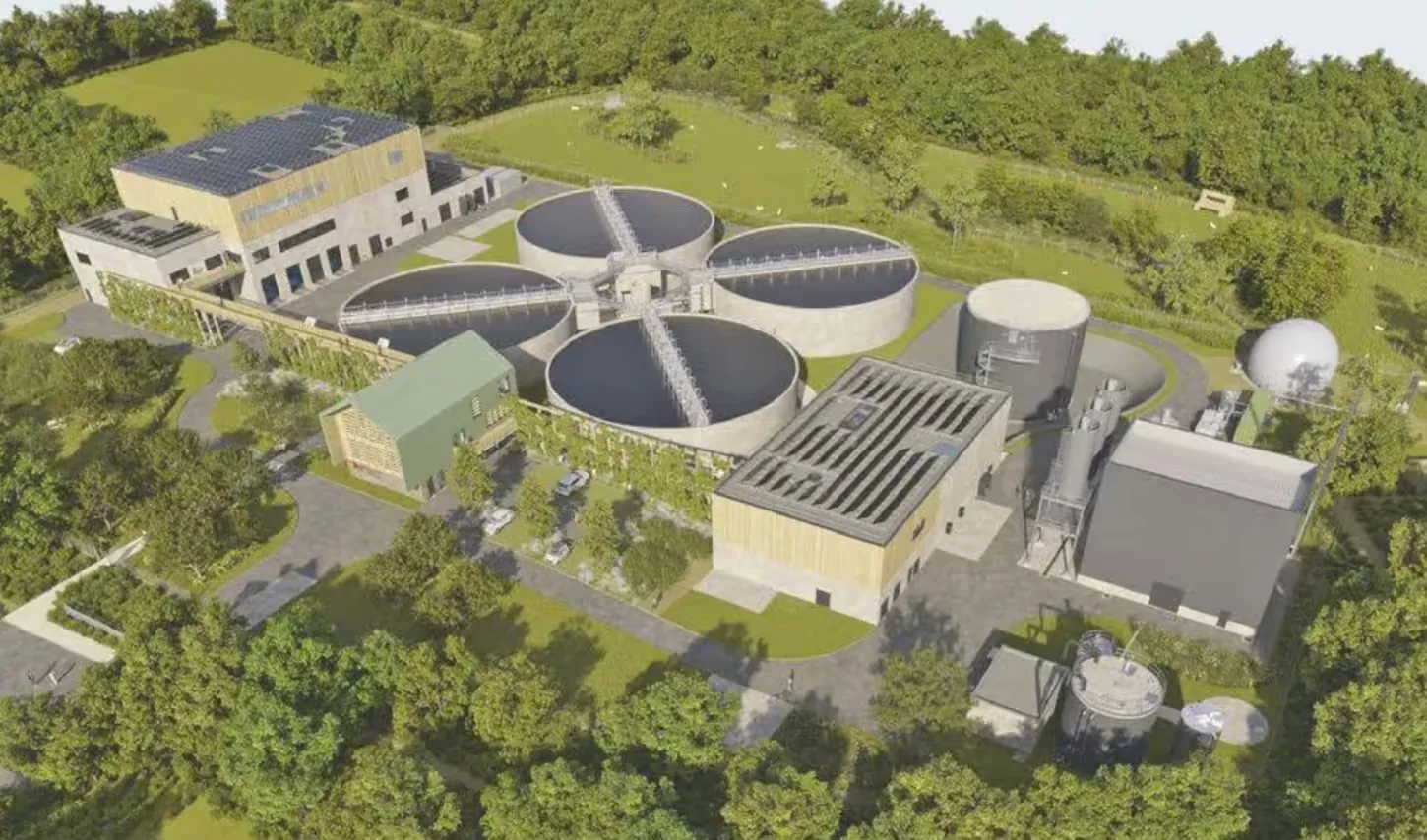 Aerial view of the Eiffage project in La Roche-sur-Yon