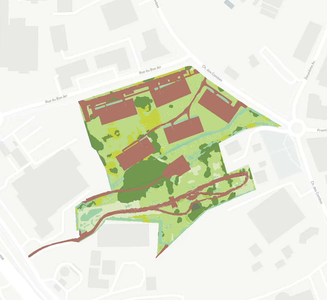 land cover – Les Combes